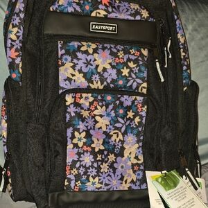 Eastsport Raptor Floral Backpack Eastsport Recycled Expandable NEW